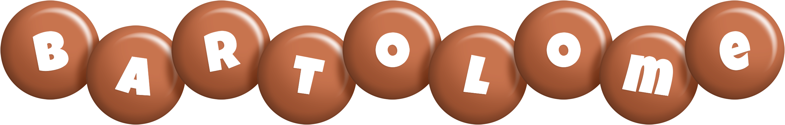Bartolome candy-brown logo