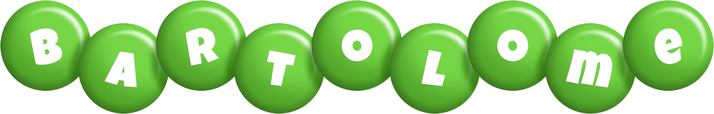 Bartolome candy-green logo