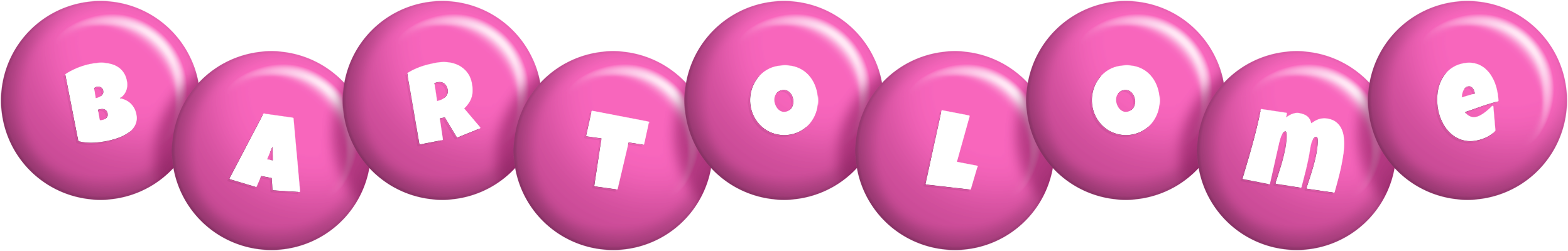 Bartolome candy-pink logo