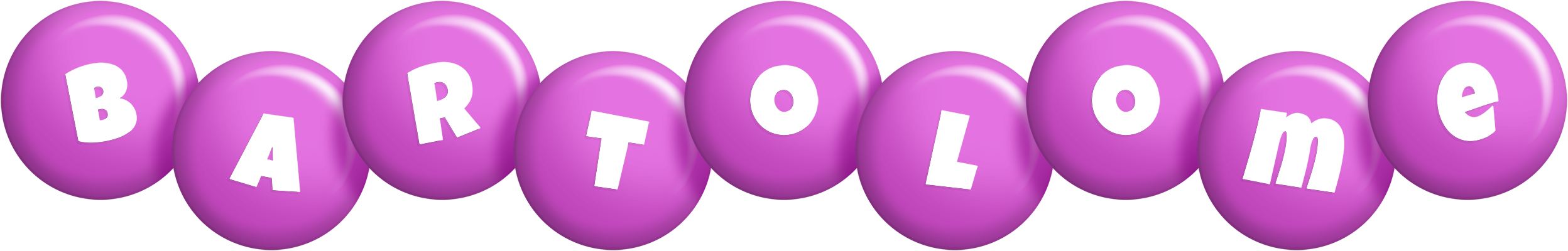 Bartolome candy-purple logo