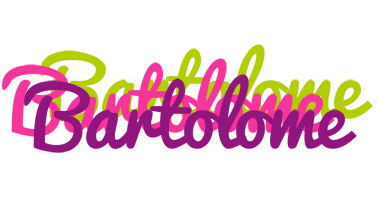 Bartolome flowers logo