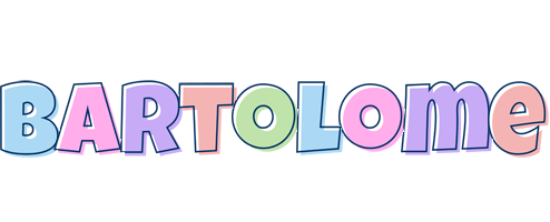 Bartolome pastel logo