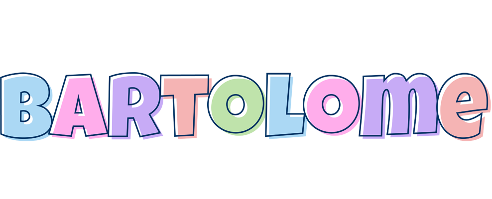 Bartolome pastel logo