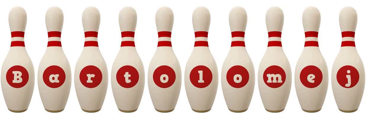 Bartolomej bowling-pin logo
