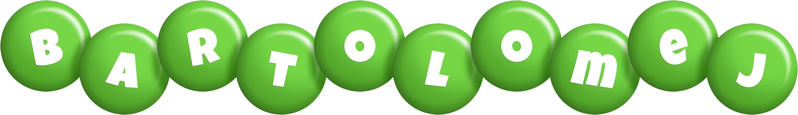 Bartolomej candy-green logo