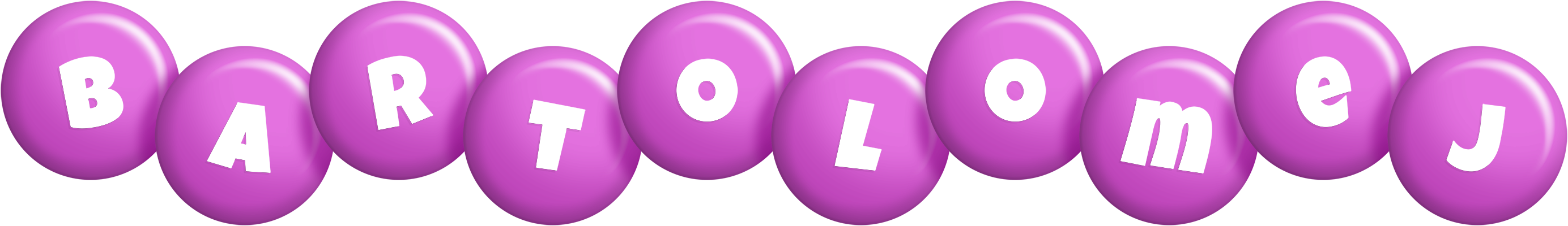 Bartolomej candy-purple logo