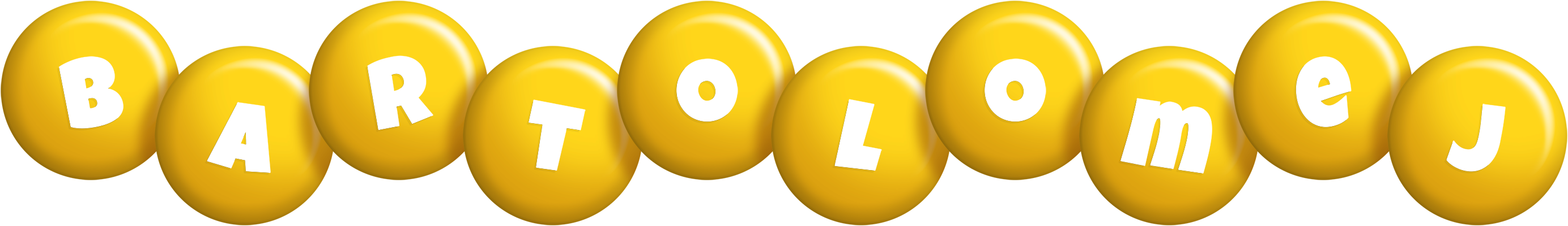 Bartolomej candy-yellow logo