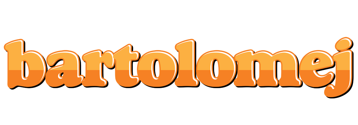 Bartolomej orange logo