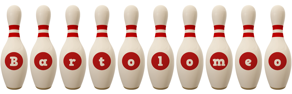 Bartolomeo bowling-pin logo