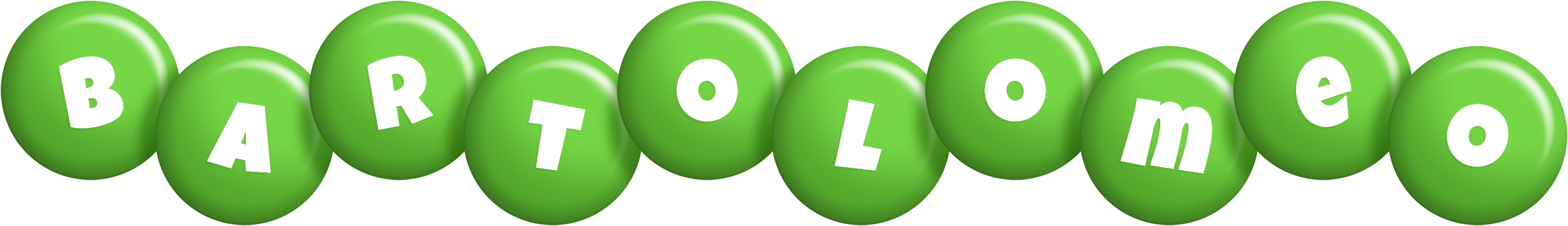 Bartolomeo candy-green logo