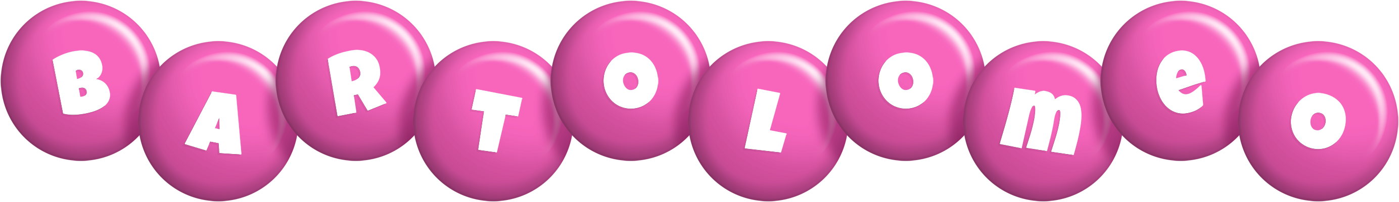 Bartolomeo candy-pink logo