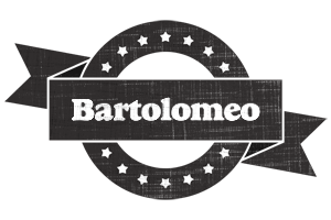 Bartolomeo grunge logo