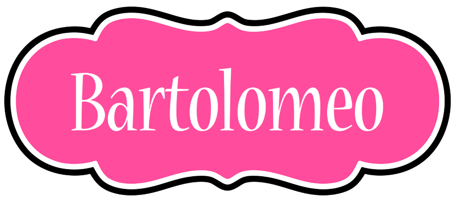 Bartolomeo invitation logo