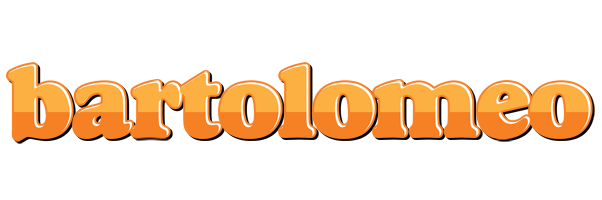 Bartolomeo orange logo