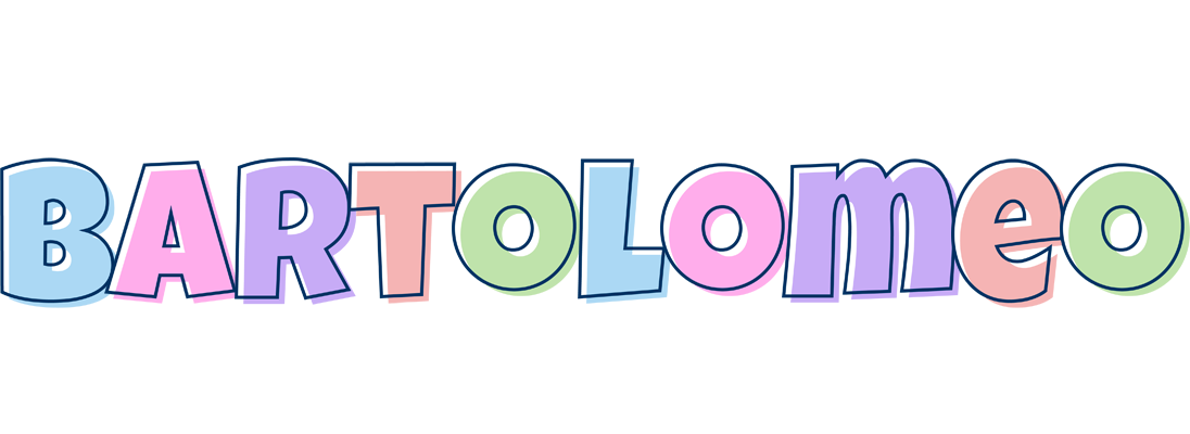 Bartolomeo pastel logo
