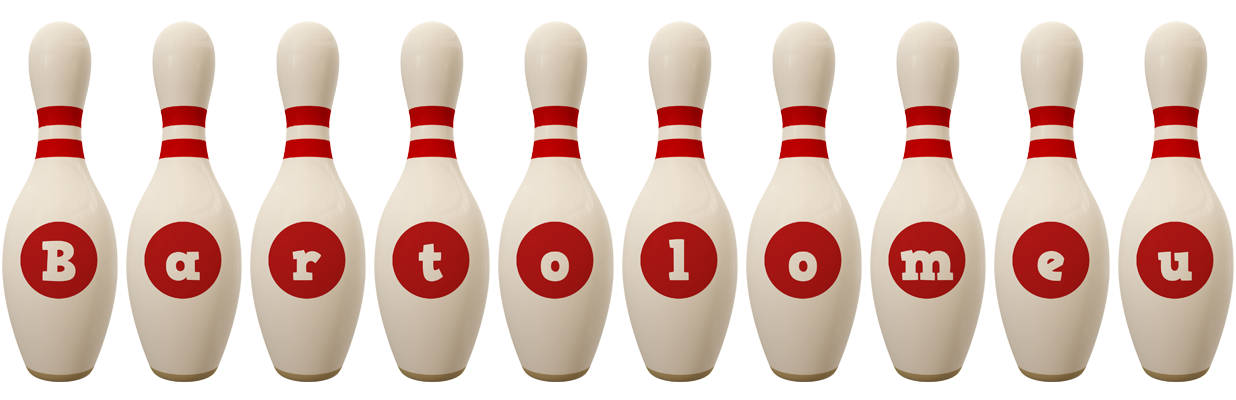 Bartolomeu bowling-pin logo