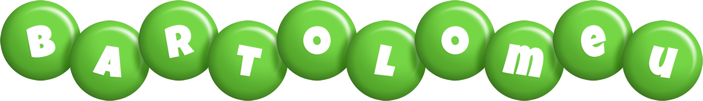 Bartolomeu candy-green logo