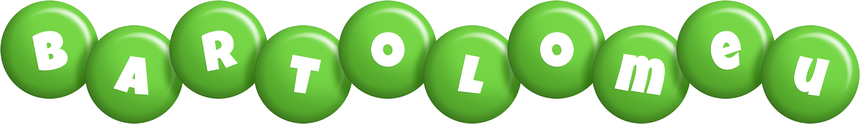 Bartolomeu candy-green logo