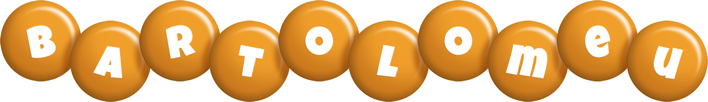 Bartolomeu candy-orange logo