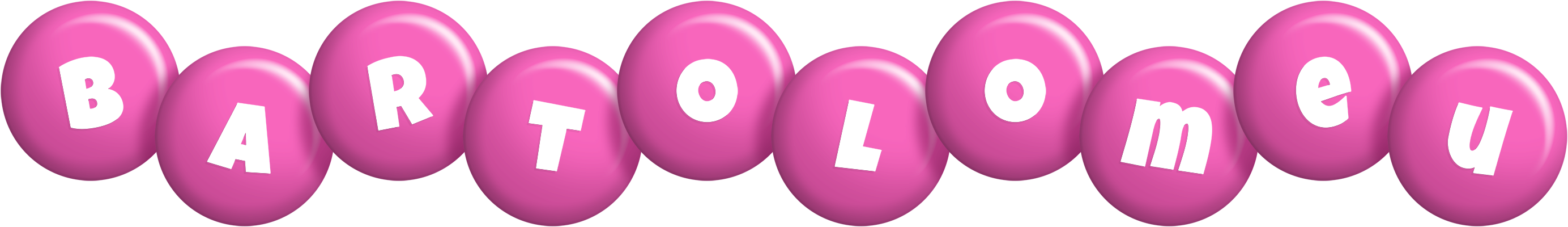 Bartolomeu candy-pink logo
