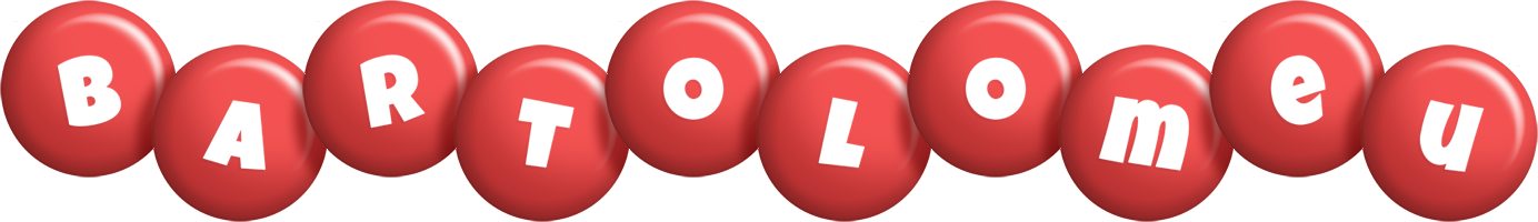 Bartolomeu candy-red logo