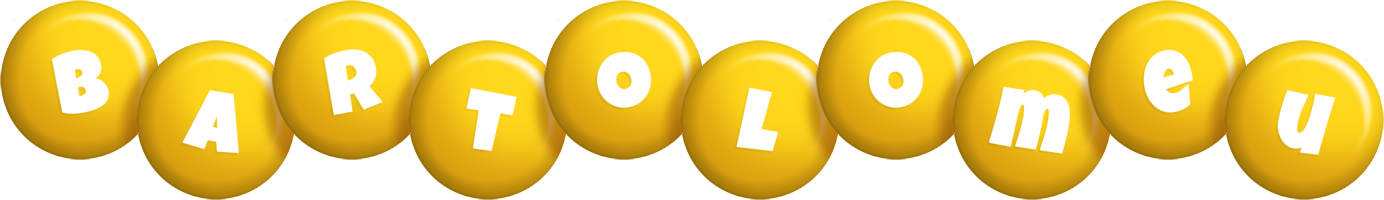Bartolomeu candy-yellow logo