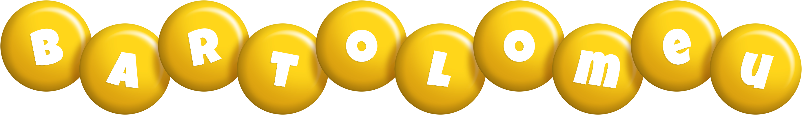 Bartolomeu candy-yellow logo