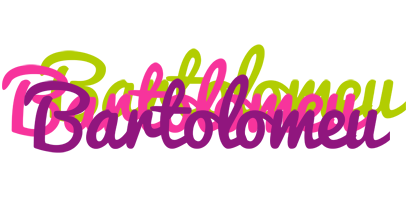 Bartolomeu flowers logo