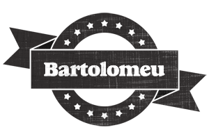 Bartolomeu grunge logo
