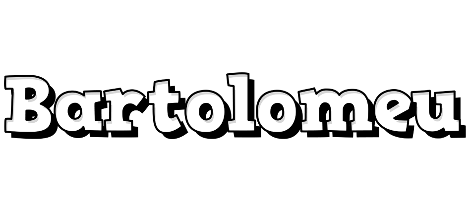 Bartolomeu snowing logo