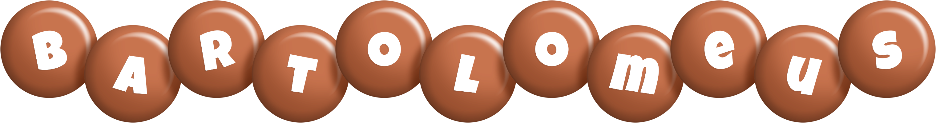 Bartolomeus candy-brown logo