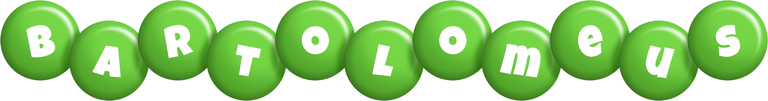 Bartolomeus candy-green logo