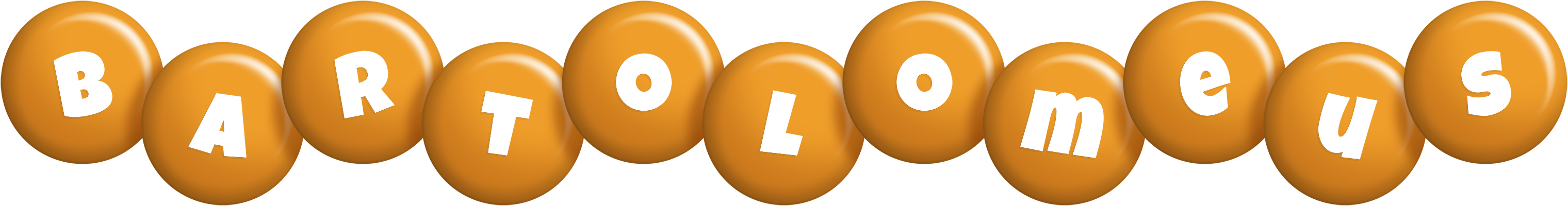 Bartolomeus candy-orange logo