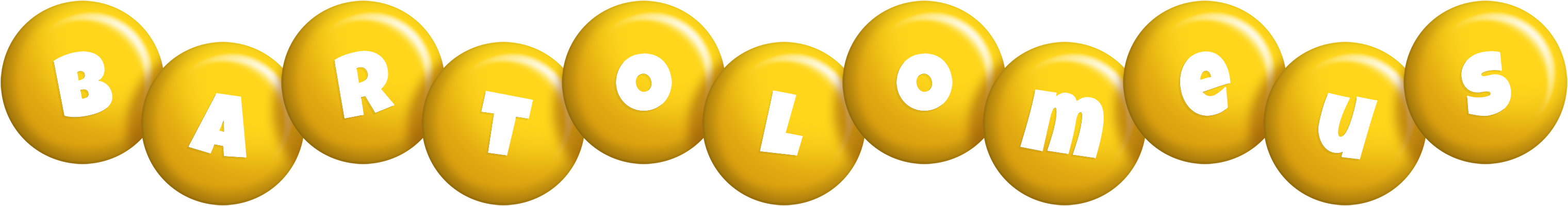 Bartolomeus candy-yellow logo