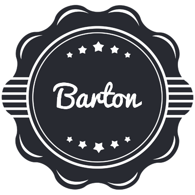 Barton badge logo