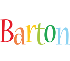 Barton birthday logo