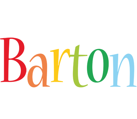 Barton birthday logo