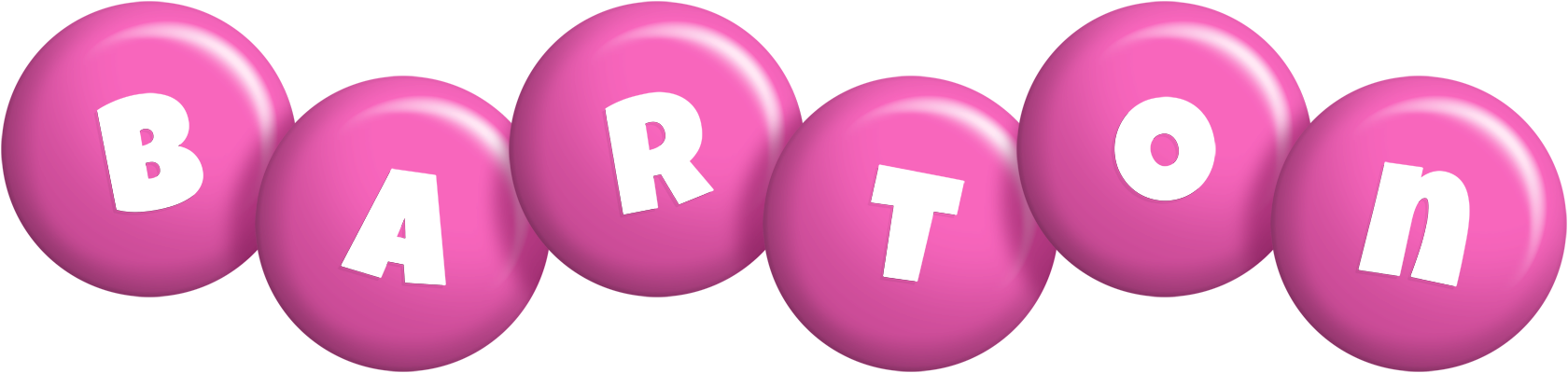 Barton candy-pink logo