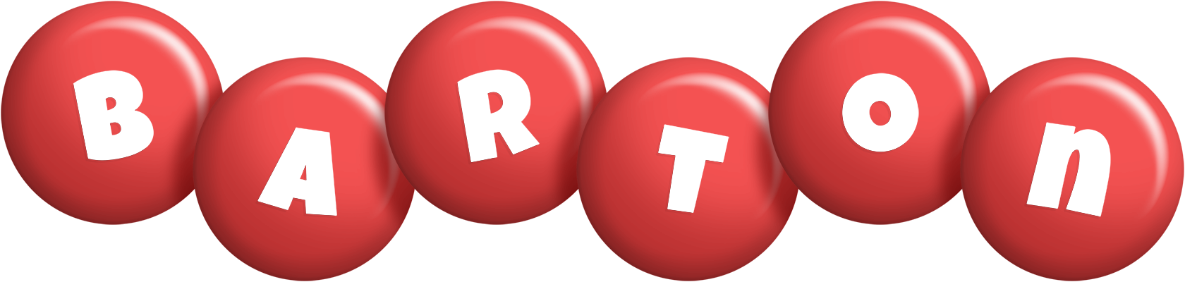 Barton candy-red logo