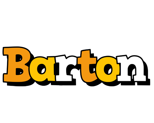 Barton cartoon logo