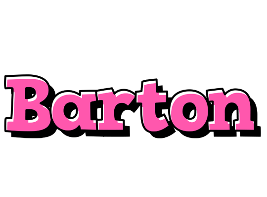 Barton girlish logo