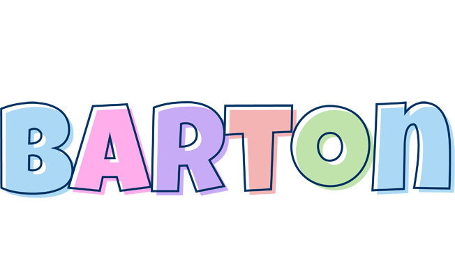 Barton pastel logo