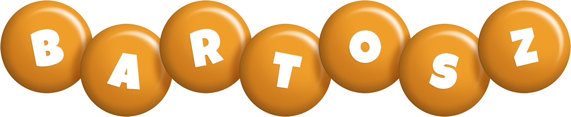Bartosz candy-orange logo