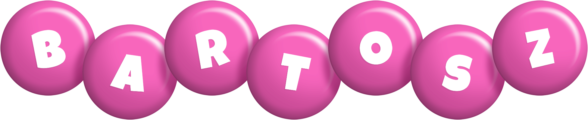 Bartosz candy-pink logo