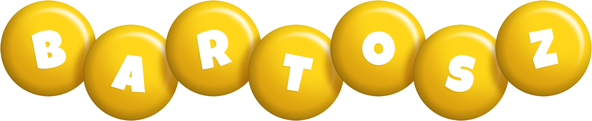Bartosz candy-yellow logo