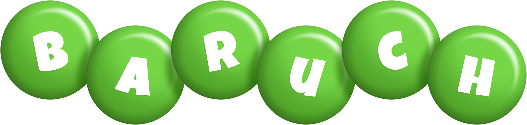 Baruch candy-green logo