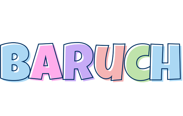 Baruch pastel logo