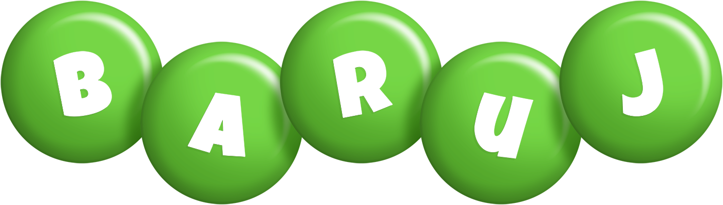 Baruj candy-green logo