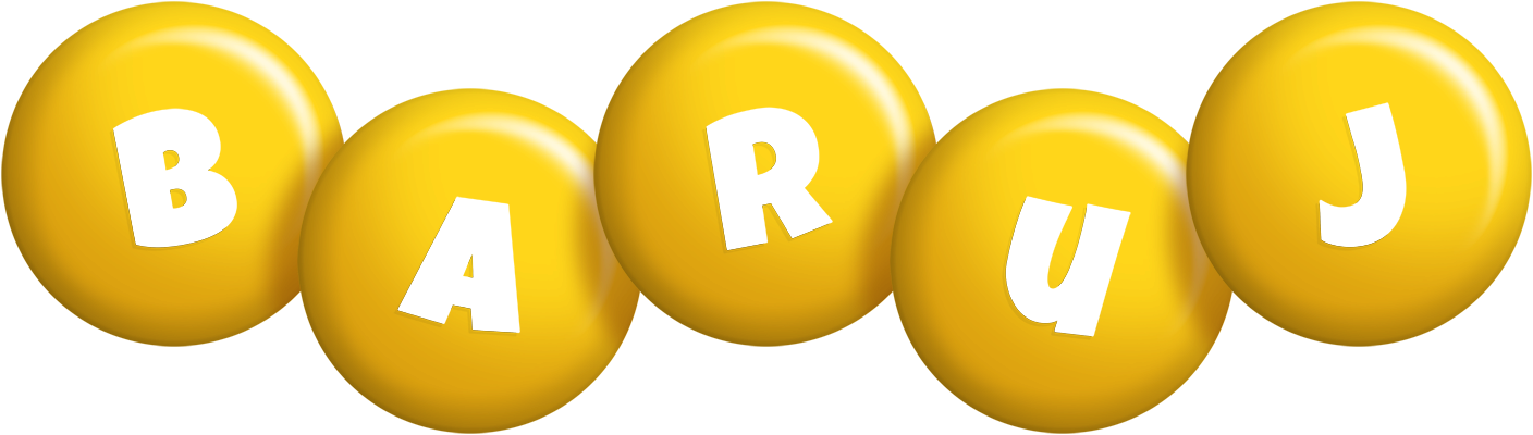 Baruj candy-yellow logo