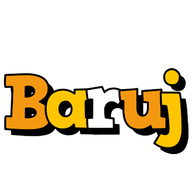 Baruj cartoon logo